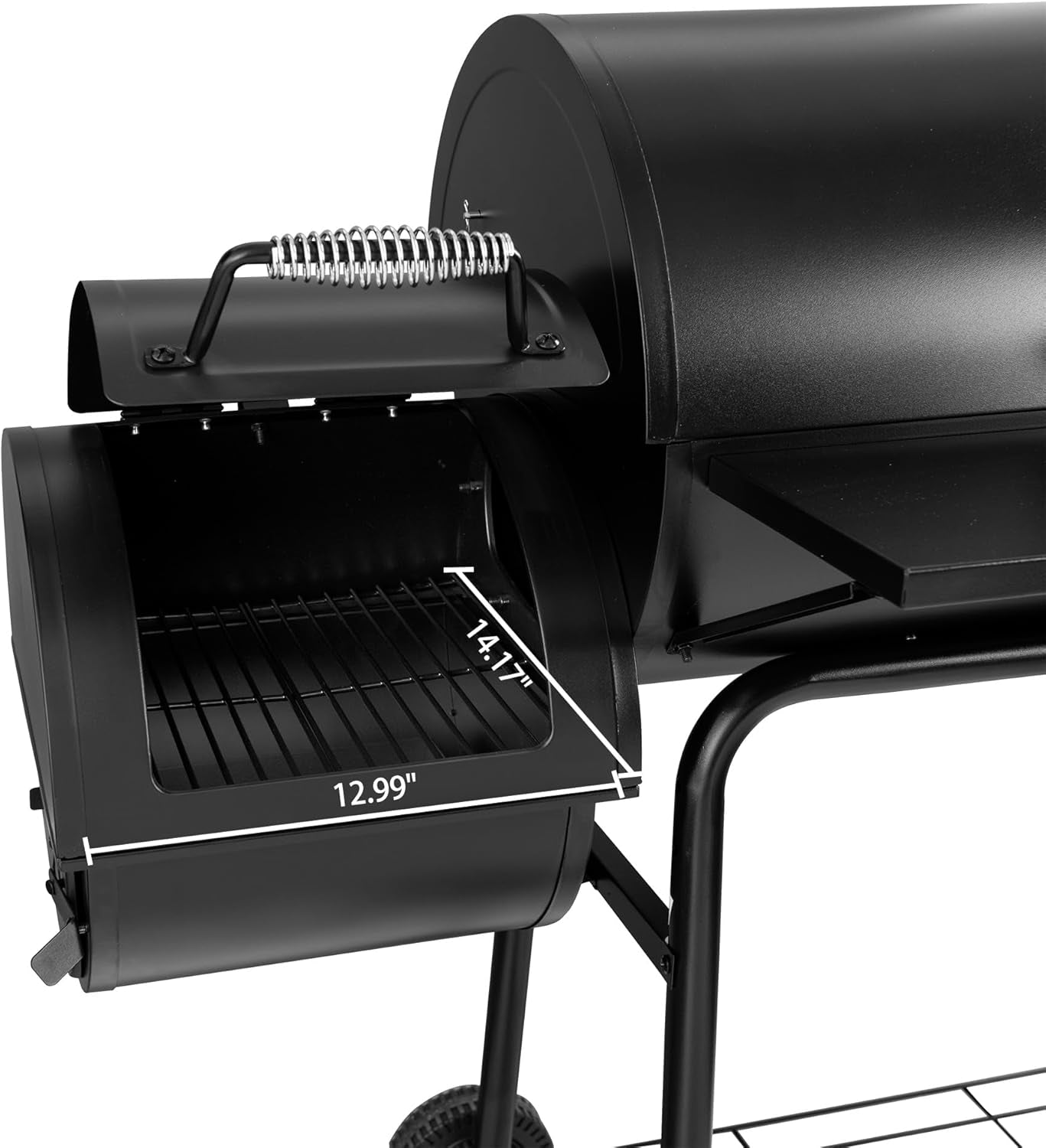 CC1830S 30" BBQ Charcoal Grill and Offset Smoker | 811 Square Inch